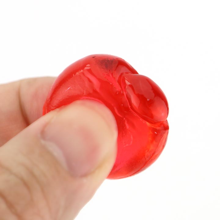 HALAL 3D Lollipop Ring soft gummy candy ball with jam filled CH-J552