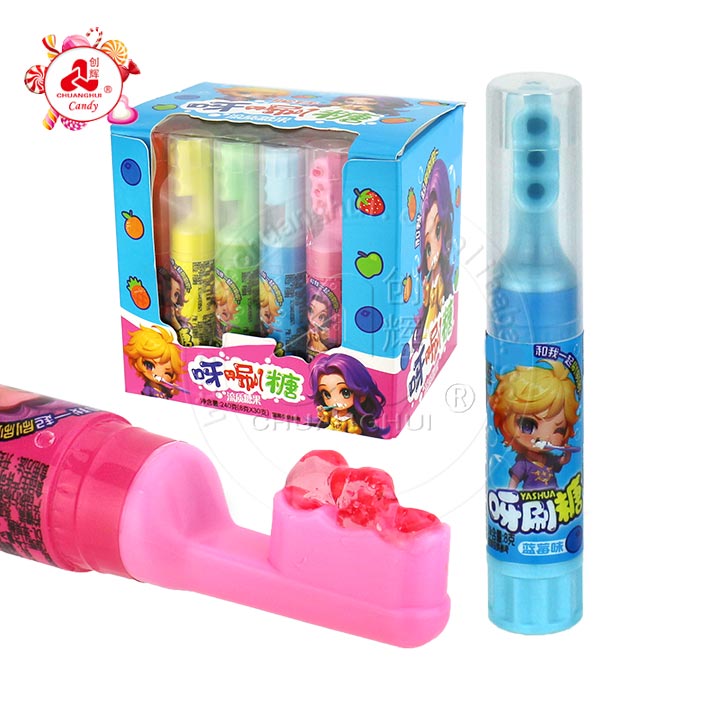 Cartoon Toothbrush squeezes jelly jam liquid candy CH-N704