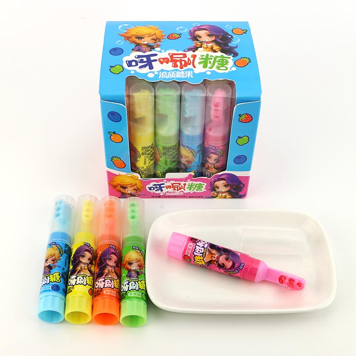Cartoon Toothbrush squeezes jelly jam liquid candy CH-N704
