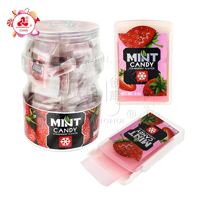 Sugar-free fresh breath strips strawberry flavor paper mint candy CH-N705