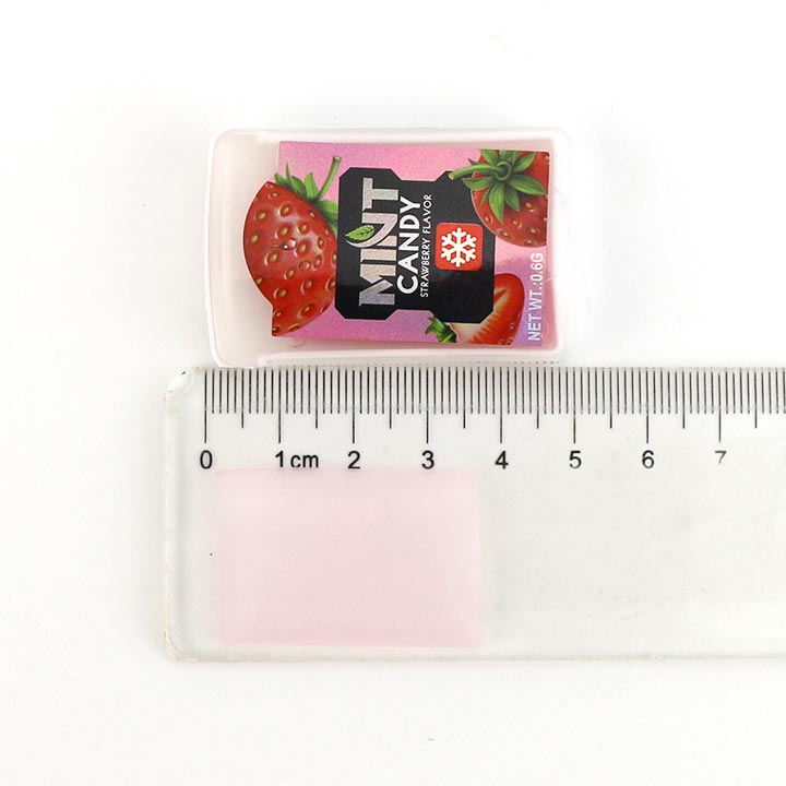 Sugar-free fresh breath strips strawberry flavor paper mint candy CH-N705