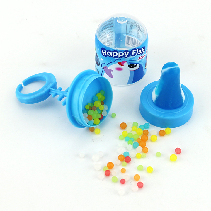 Happy Fish bone shaped nipple lollipop with mini candy CH-T1253-1