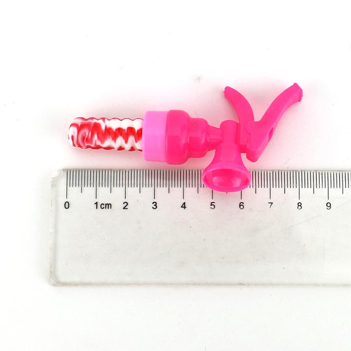 Cartoon Fire extinguisher shape whistle lollipop toy candy CH-T1313