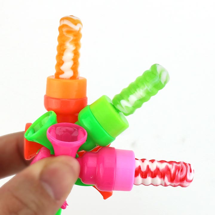 Cartoon Fire extinguisher shape whistle lollipop toy candy CH-T1313