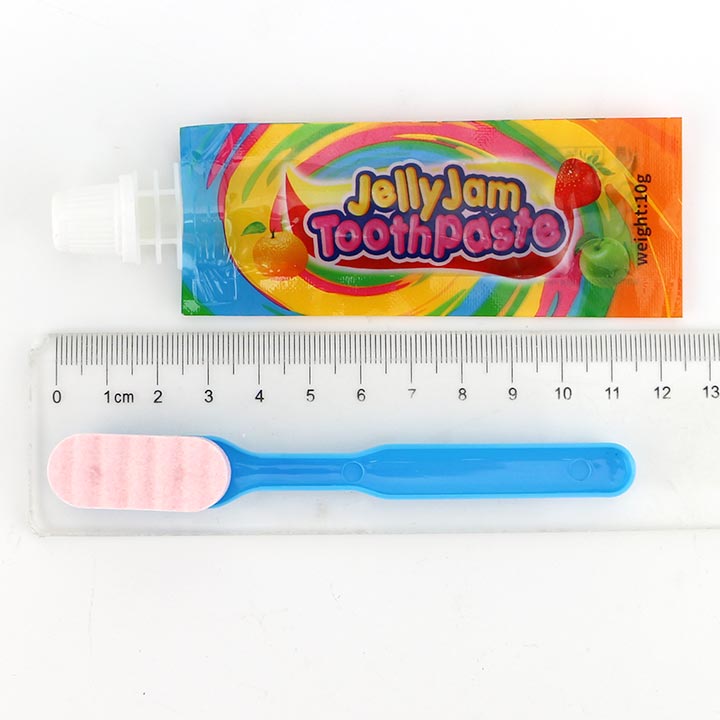 Candy brush pressed toothbrush candy and jelly gel jam toothpaste CH-T1315