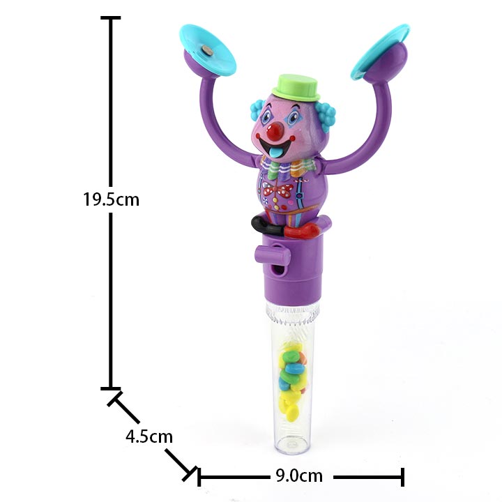 Cartoon Clown claping cymbals hand clap candy toy CH-TB229