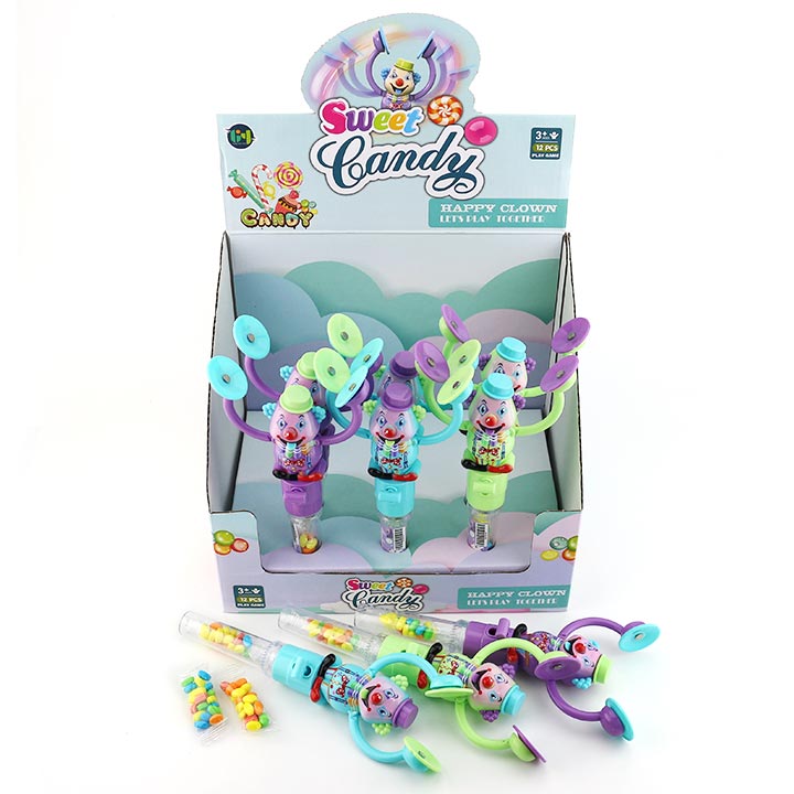 Cartoon Clown claping cymbals hand clap candy toy CH-TB229