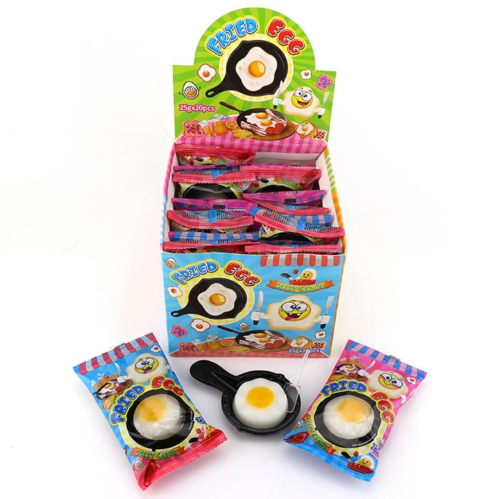 25g Jelly candy fried egg shape jelly pudding CH-K299