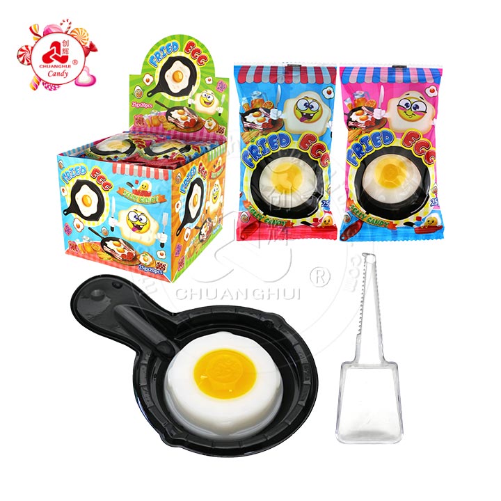 25g Jelly candy fried egg shape jelly pudding CH-K299