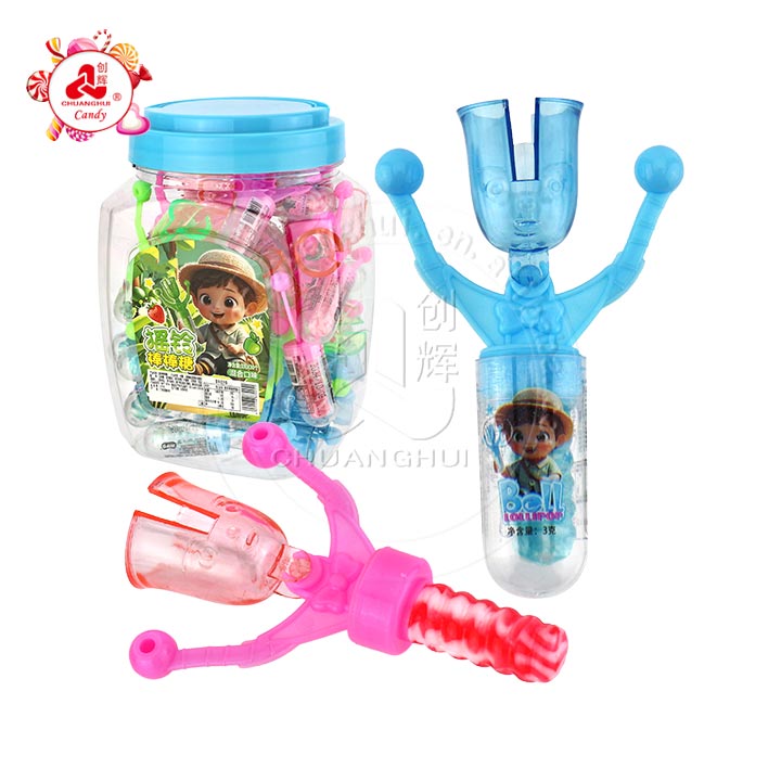 Funny rattle sound Toy shaking bell toy with candy pop CH-T1329