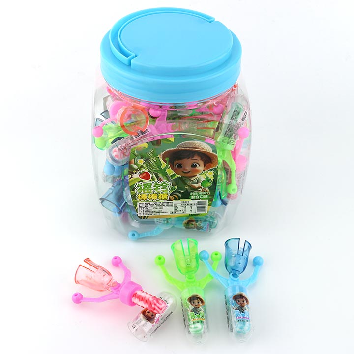 Funny rattle sound Toy shaking bell toy with candy pop CH-T1329