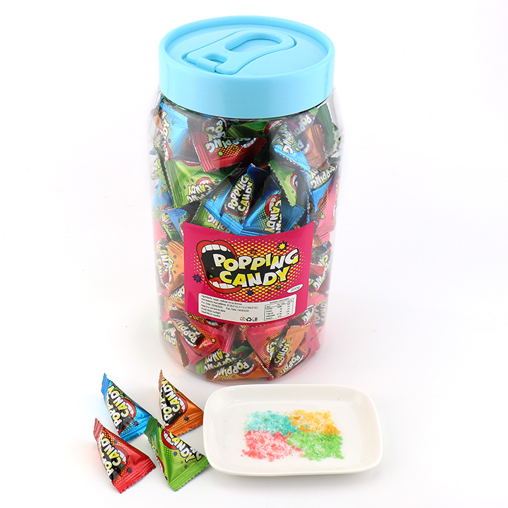 Triangle bag 1g mixed fruit flavor magic rock popping candy CH-B387