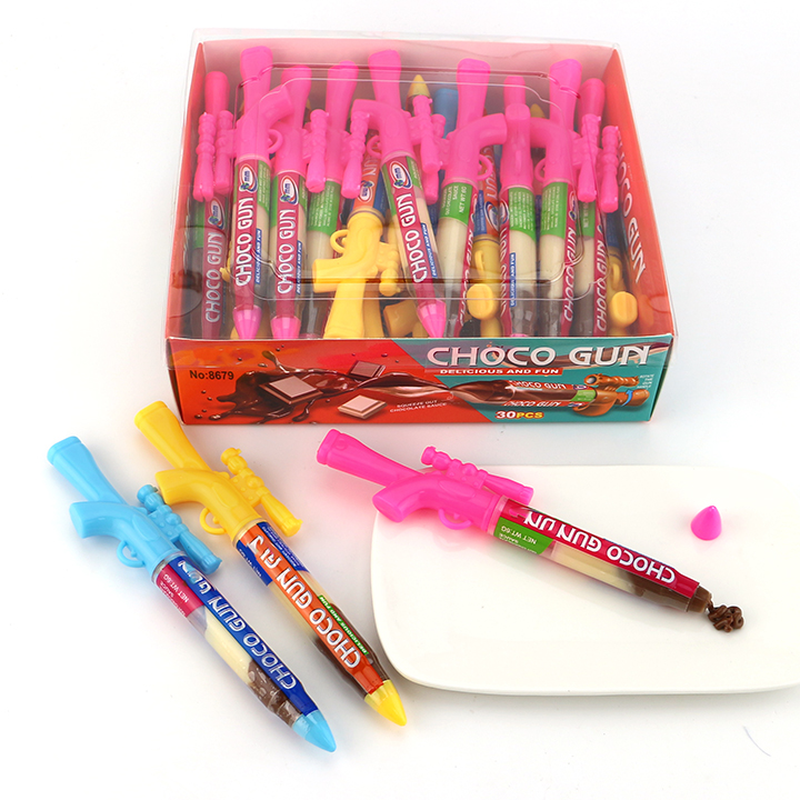 Choco Gun shaped squeeze chocolate jam liquid candy CH-BC133