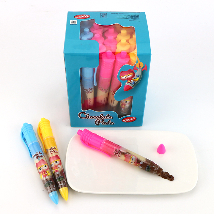 Choco Pen shaped squeeze chocolate jam liquid candy CH-BC135