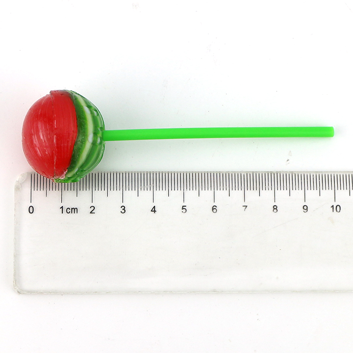 HALAL watermelon shaped round ball hard lollipop CH-BP121