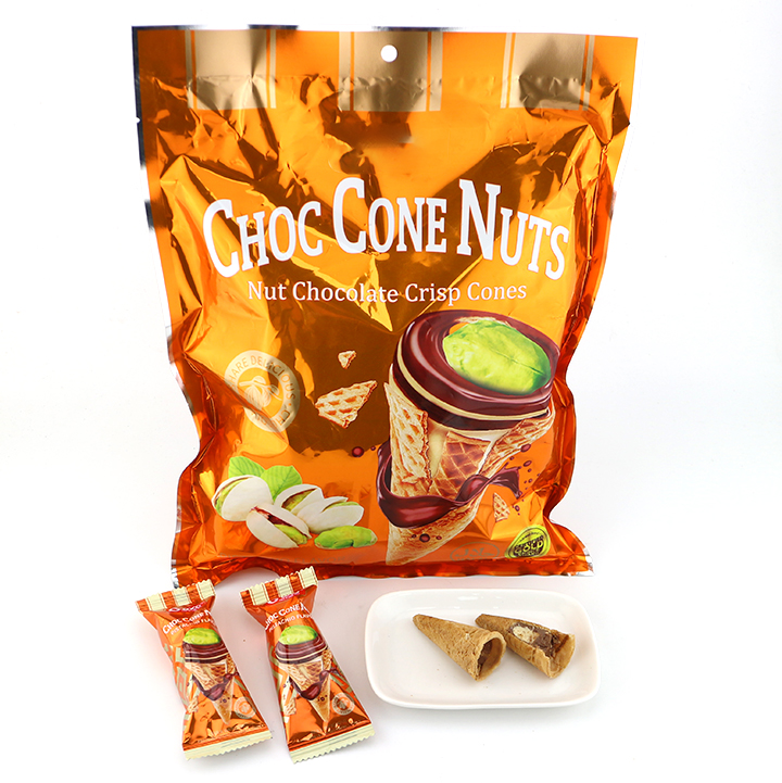 CHOC CONE NUTS Crispy ice cream nut chocolate crispy cone CH-D129