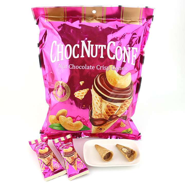 CHOC CONE NUTS Crispy ice cream nut chocolate crispy cone CH-D129