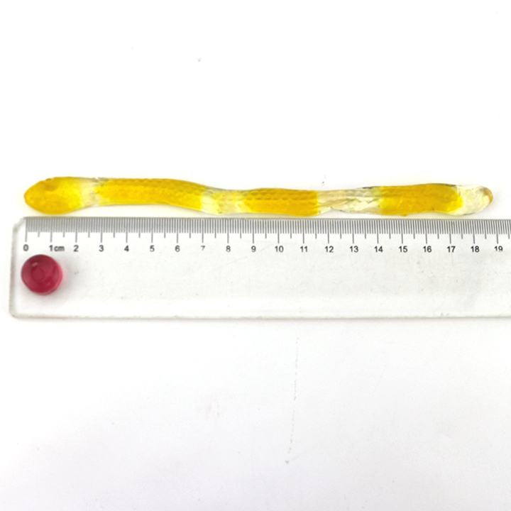 Funny python snakes and 3D fruit shaped soft gummy candy CH-J611
