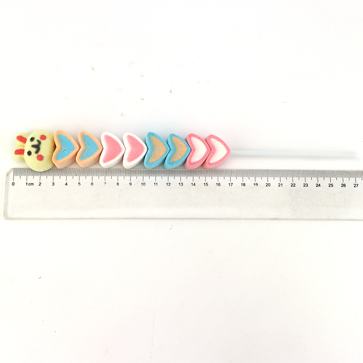 Rabbit head and heart shaped long marshmallow pop lollipop CH-M191