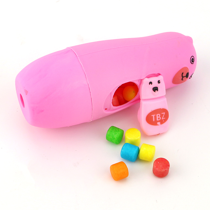 Cartoon hugging bear shaped jar toy candy N708