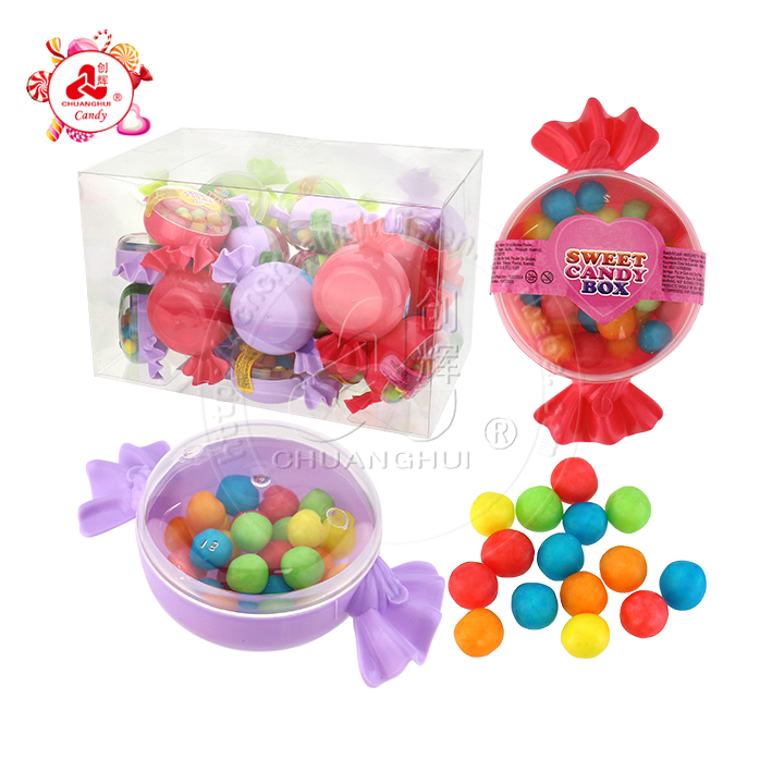 Colorful inflation candy beans with Sweet candy box N709