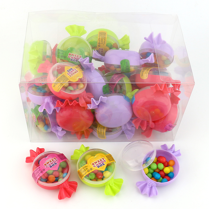 Colorful inflation candy beans with Sweet candy box N709