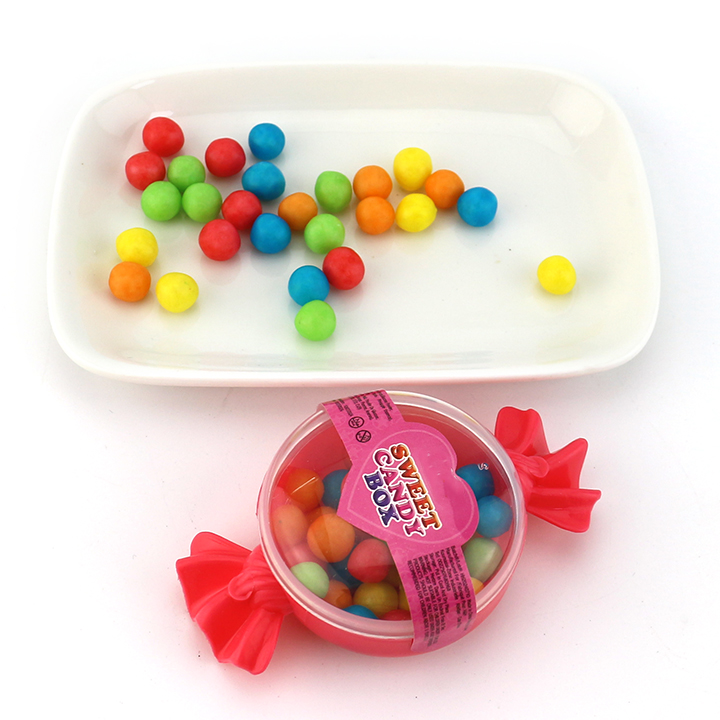 Colorful inflation candy beans with Sweet candy box N709