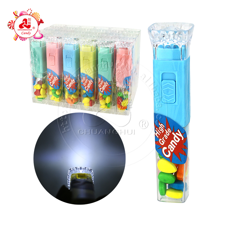 Mini square LED light torch flashlight toy candy T1331