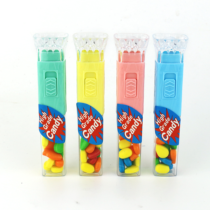 Mini square LED light torch flashlight toy candy T1331