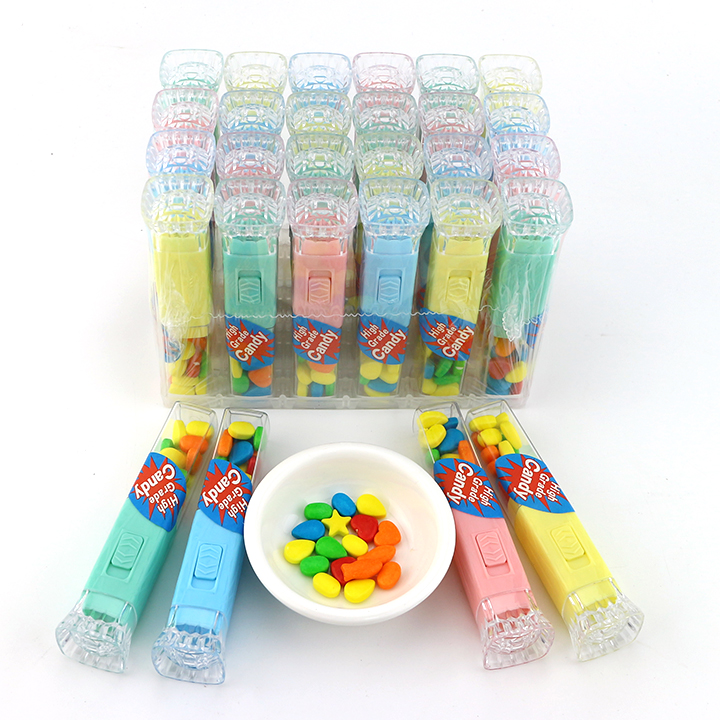 Mini square LED light torch flashlight toy candy T1331