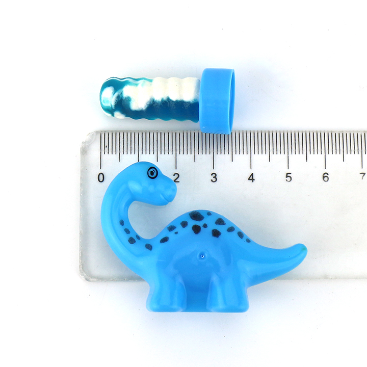 Cartoon Dinosaur shaped toy with nipple lollipop candy CH-T1335
