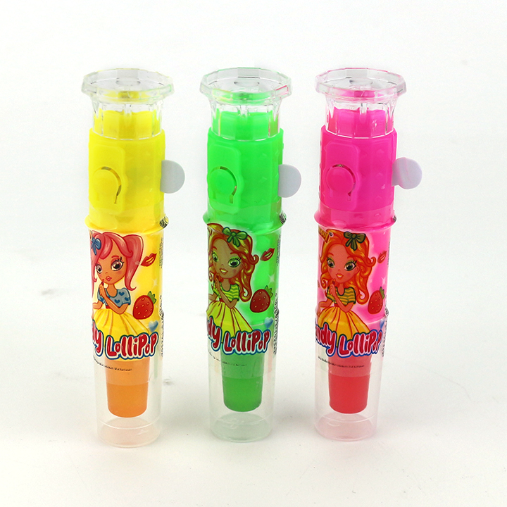 Mini LED Lighting flashlight torch toy and finger toy candy lollipop CH-T1342