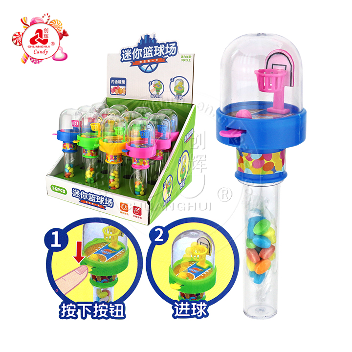 Mini shoot basketball game finger basketball catapult toy candy CH-TB231