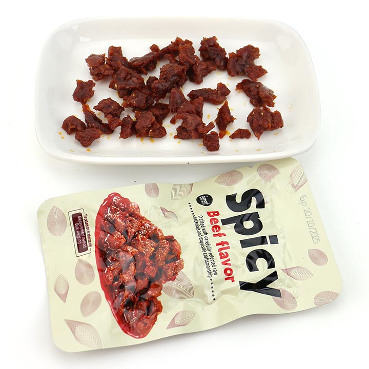 Chinese snacks Spicy Beef flavor chewy flour Soybean snacks CH-D137