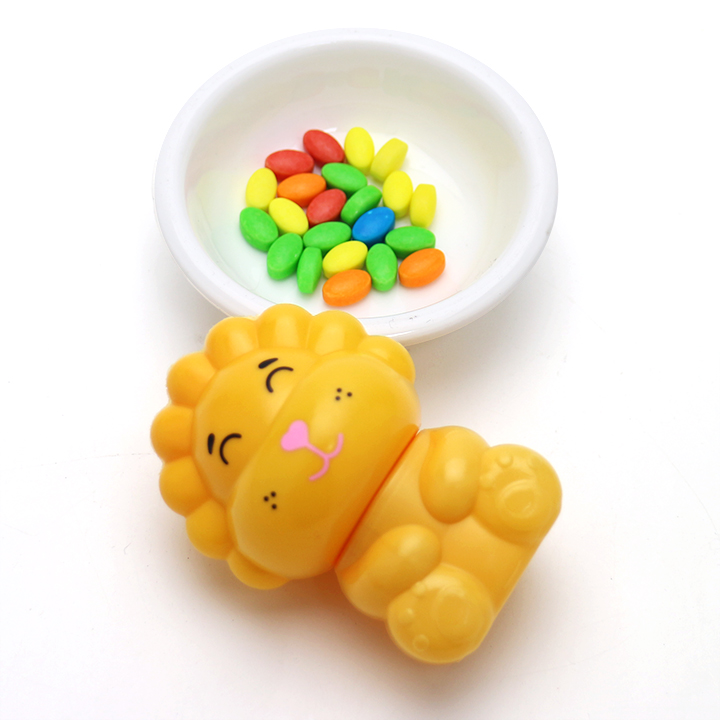 Animal Kingdom bottle candy fruit flavored pressed candy with cartoon animal shaped bottle CH-N712