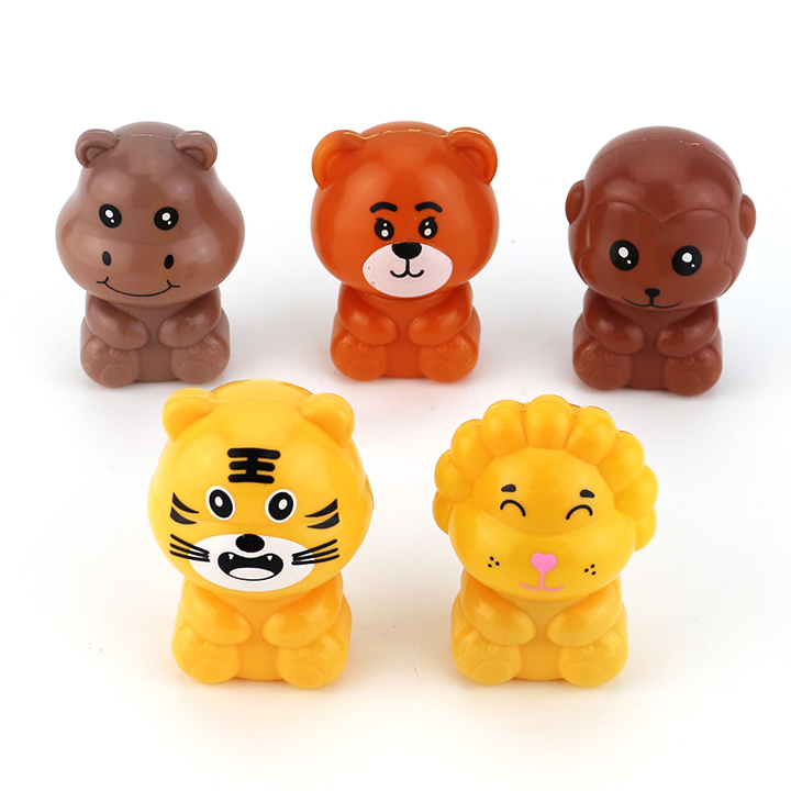 Animal Kingdom bottle candy fruit flavored pressed candy with cartoon animal shaped bottle CH-N712