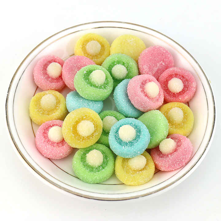 Wholesale cartoon nipple shaped chewy soft gummy candy in bulk CH-S126