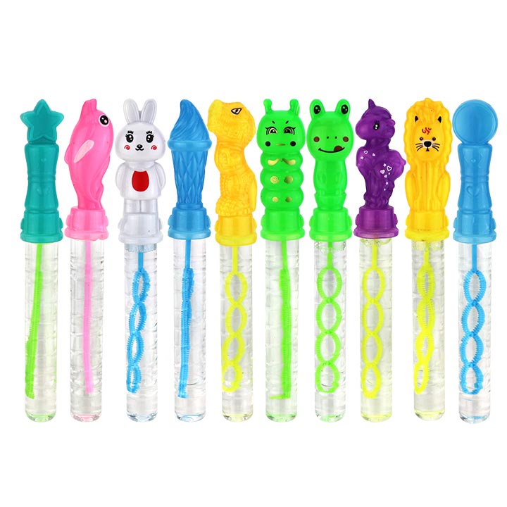 Varied small cartoon animals shaped soap bubble water toy CH-XW025