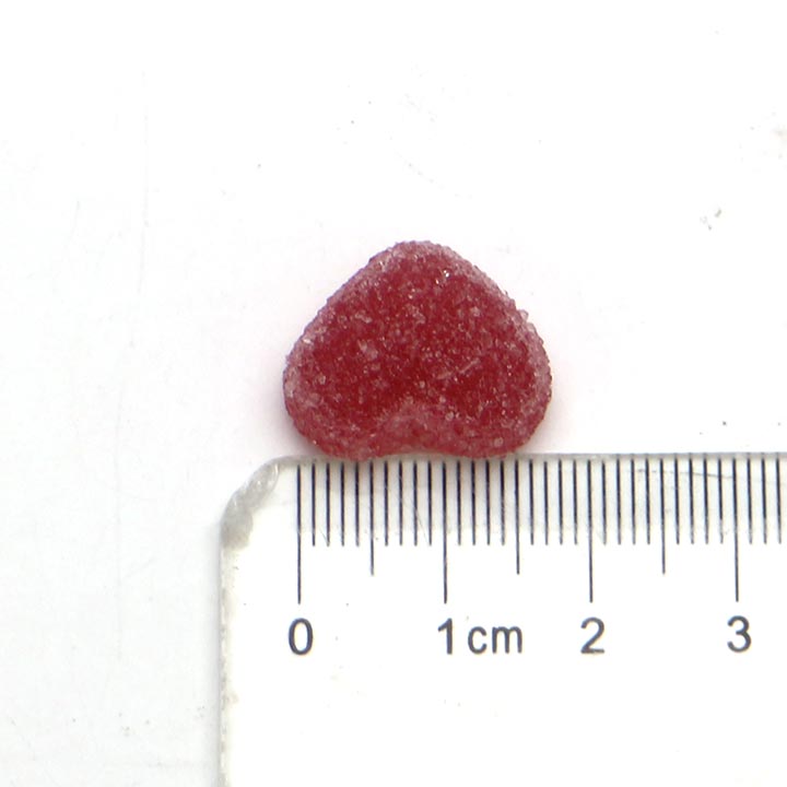 1Kg Cartoon mini Love heart shaped chewy soft gummy candy in box CH-J622