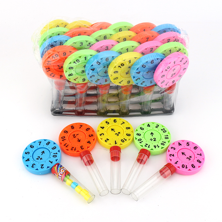 Digital math game finger spinning rotating gyro toy candy CH-T1343