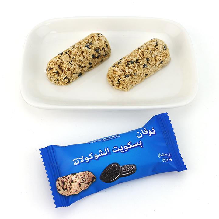 Oat choco chocolate cookie oatmeal bars with chocolate cracker crumb CH-D026-15