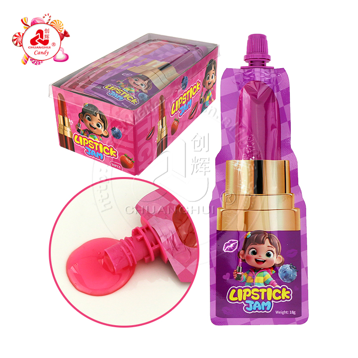 Fun lipstick jam candy sour squeeze Syrup gel jam candy CH-K301