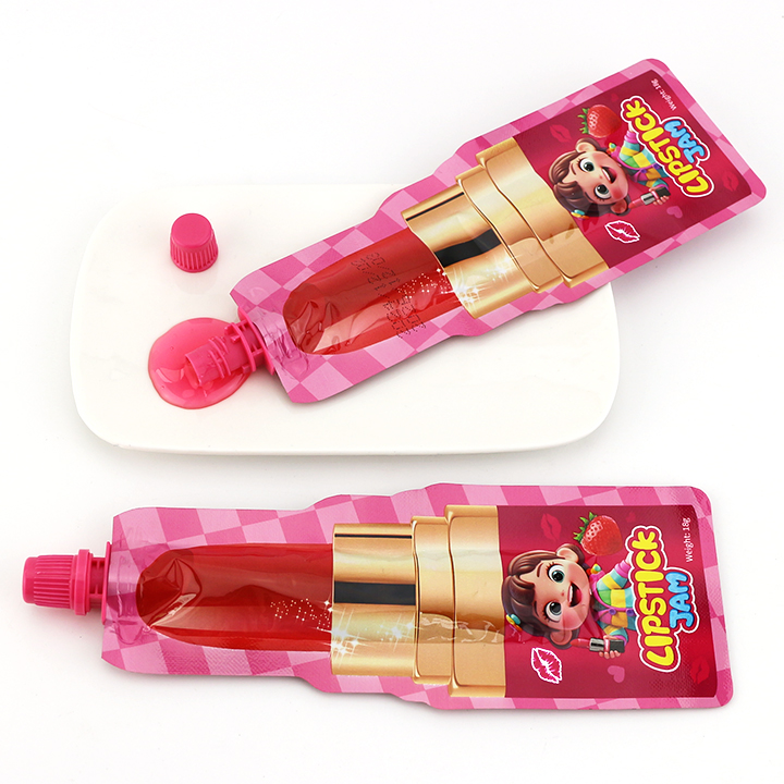 Fun lipstick jam candy sour squeeze Syrup gel jam candy CH-K301