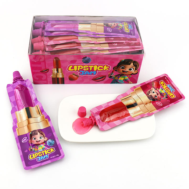 Fun lipstick jam candy sour squeeze Syrup gel jam candy CH-K301