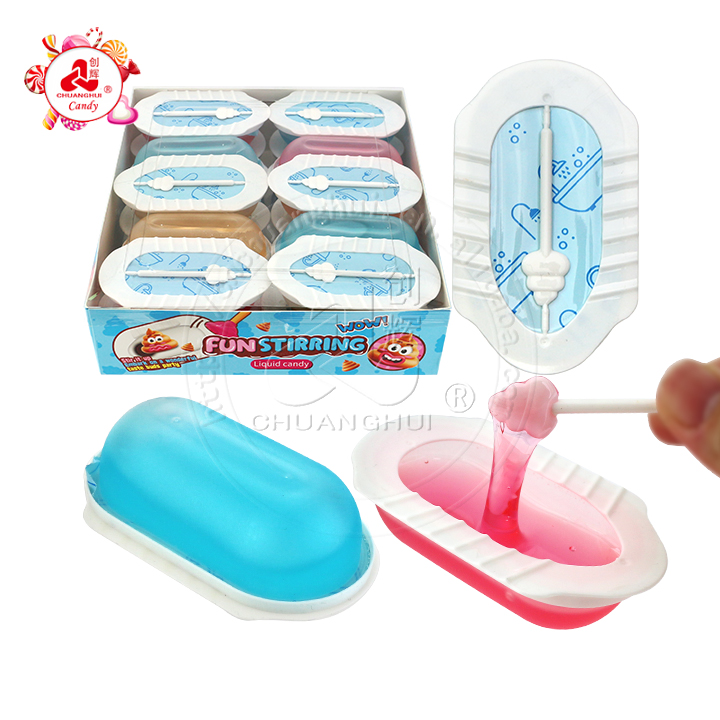 Toilet squatting pan shaped maltose syrup candy cup stirring jam liquid candy CH-N717