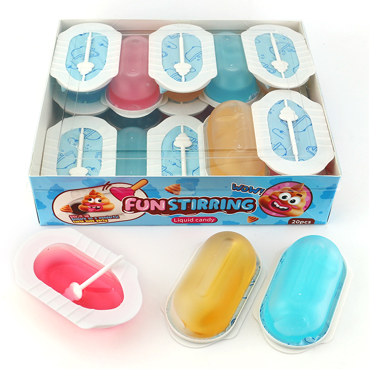 Toilet squatting pan shaped maltose syrup candy cup stirring jam liquid candy CH-N717