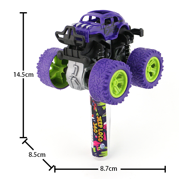Jeep Loco 360 inertia 4WD off road vehicle friction toy car monster truck toy candy CH-TB232