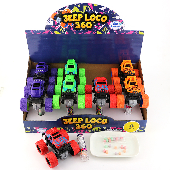 Jeep Loco 360 inertia 4WD off road vehicle friction toy car monster truck toy candy CH-TB232