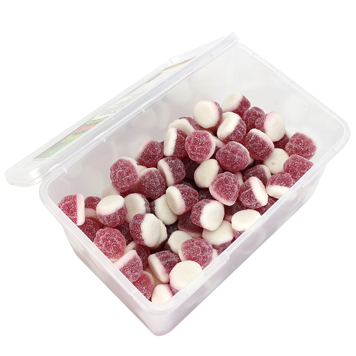 1Kg box grape shaped chewy soft gummy candy in box CH-J635