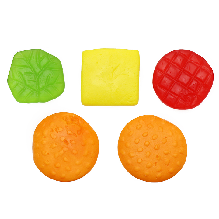 XXL burger fudge big size giant hamburger shape sandwich gummy candy CH-J272-2
